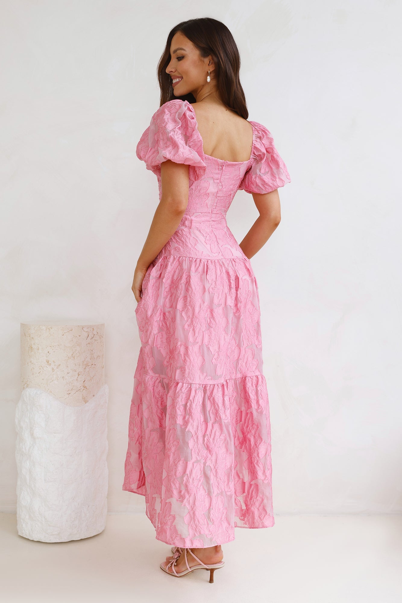 Night To Shine Maxi Dress Pink