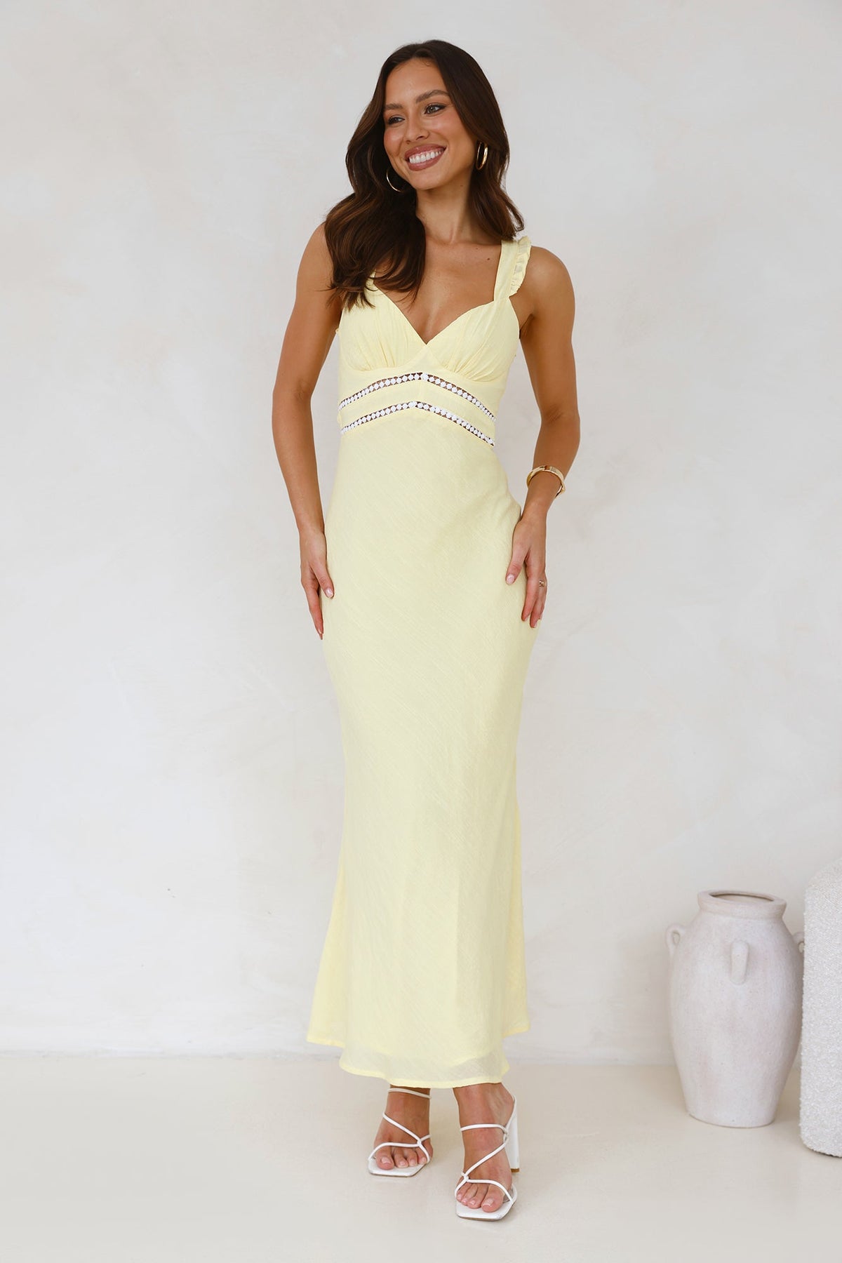 Natural Glow Maxi Dress Yellow