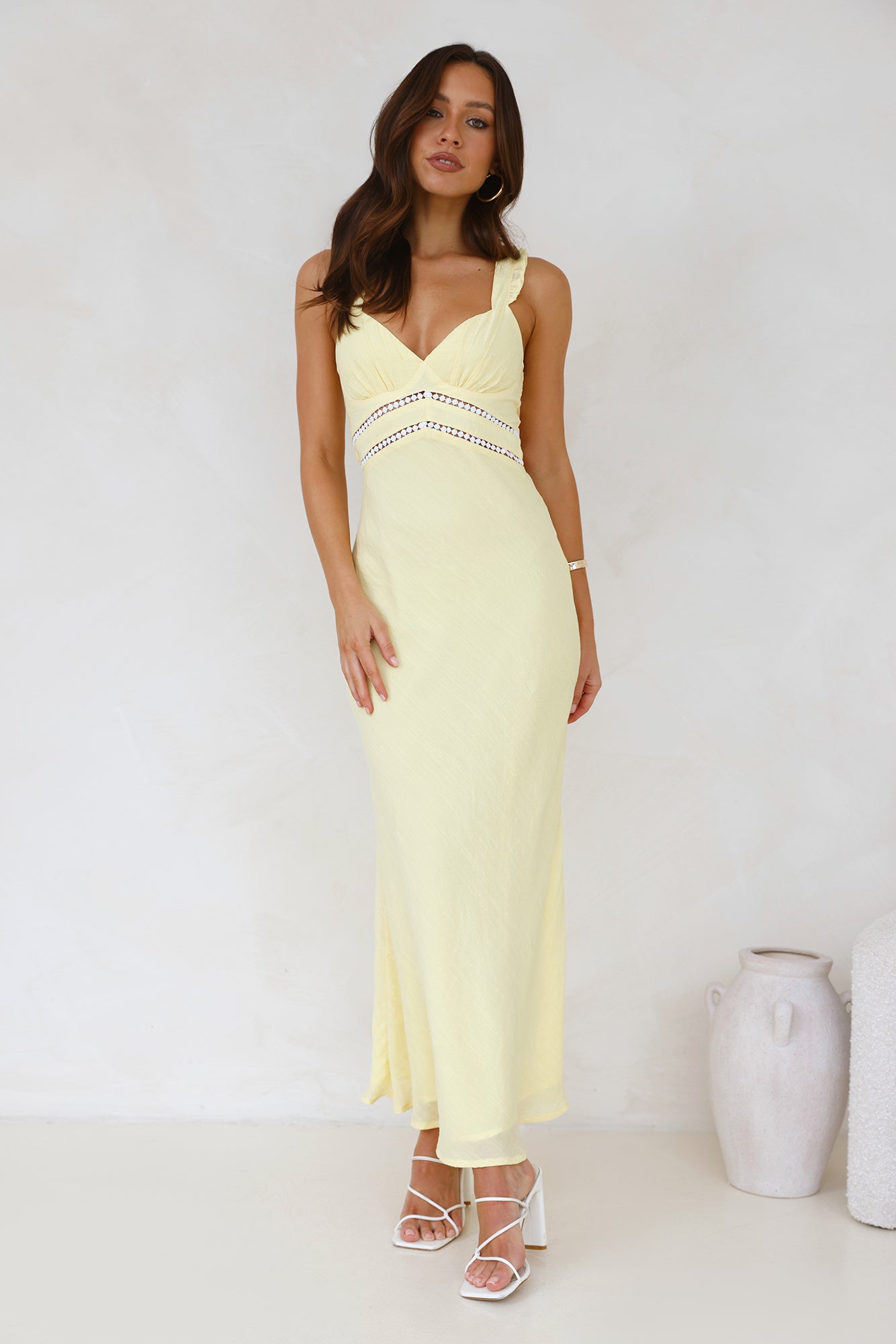 Natural Glow Maxi Dress Yellow