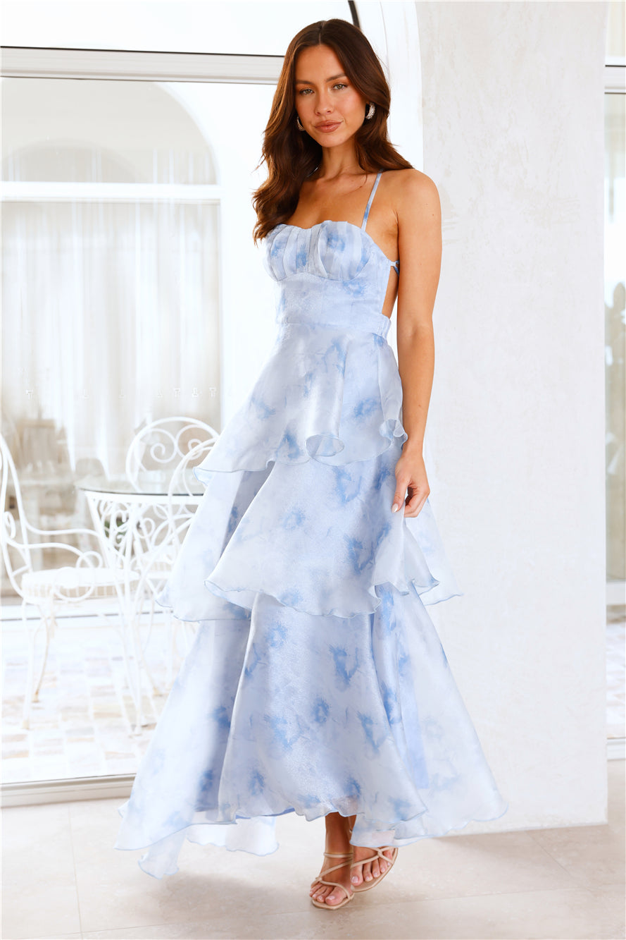 Best Personality Maxi Dress Blue