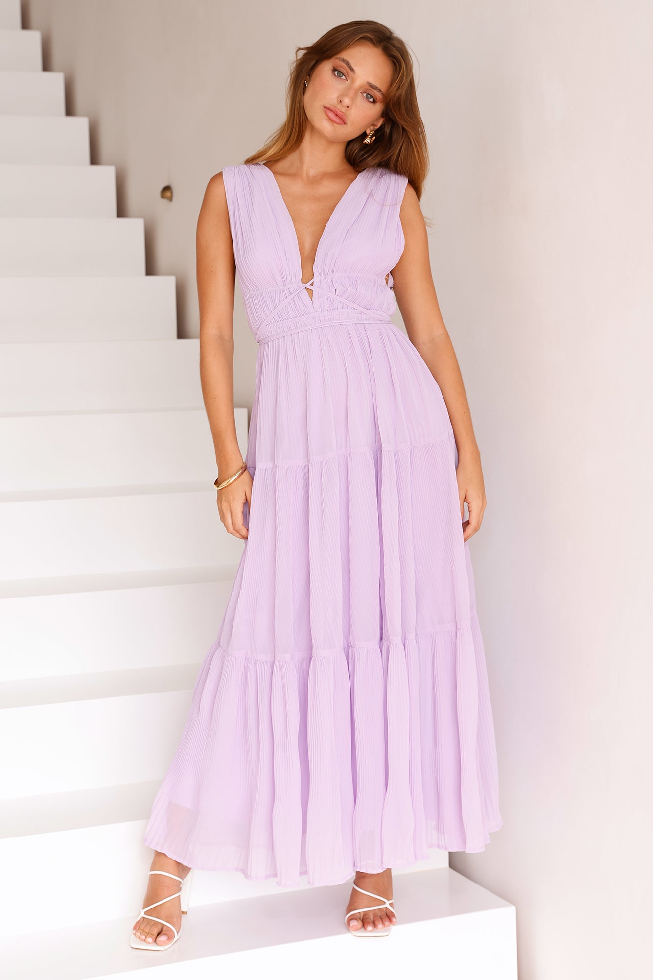 Mystical Energy Maxi Dress Lilac