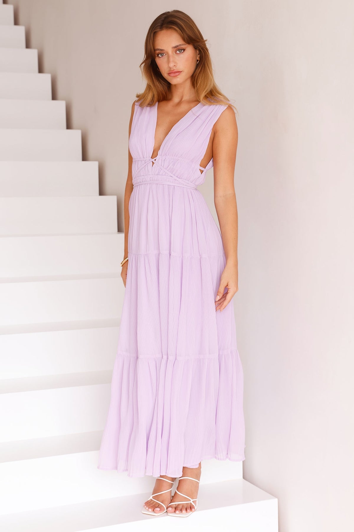 Mystical Energy Maxi Dress Lilac