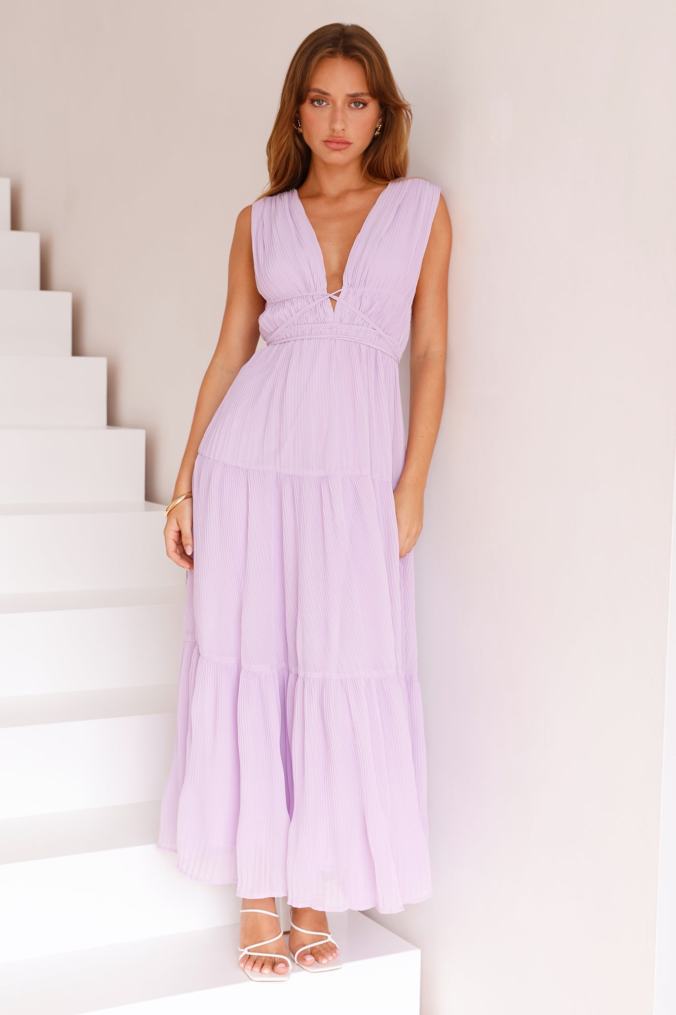 Mystical Energy Maxi Dress Lilac