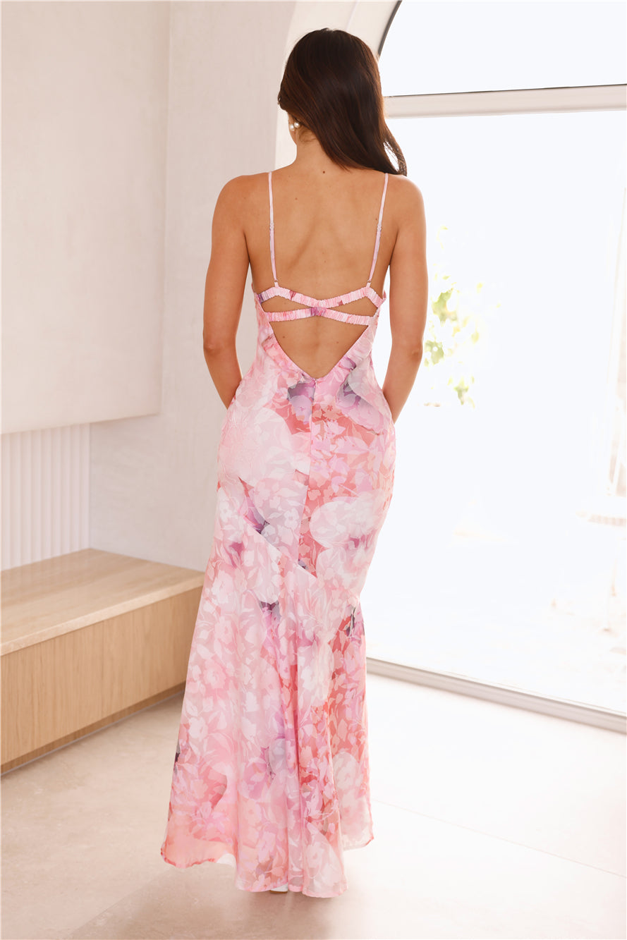 Harbour Breeze Maxi Dress Pink