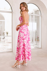 Gardenia Grove Maxi Dress Pink