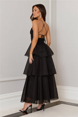 Mysterious Beauty Maxi Dress Black