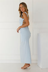 Music Under Moonlight Maxi Dress Blue