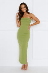 Hot Blooded Maxi Dress Green