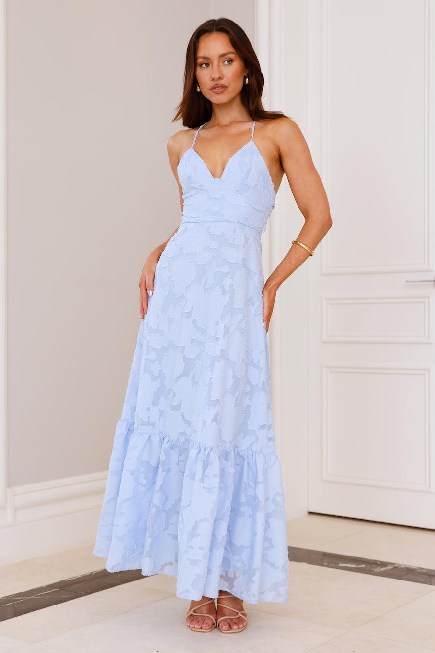 Elara Maxi Dress Blue