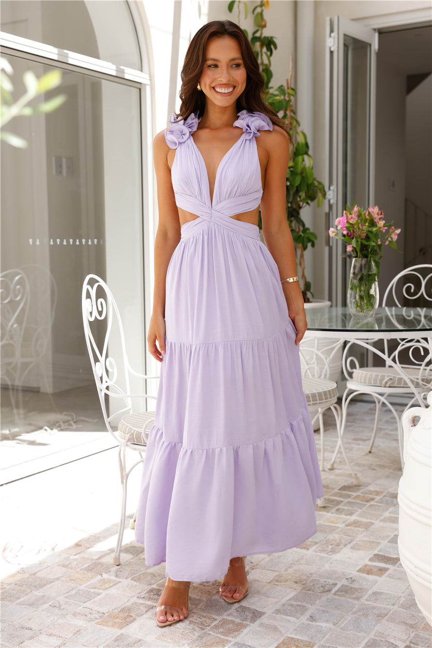 Moonlight Dance Maxi Dress Lilac