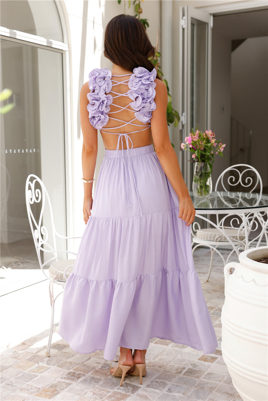 Moonlight Dance Maxi Dress Lilac