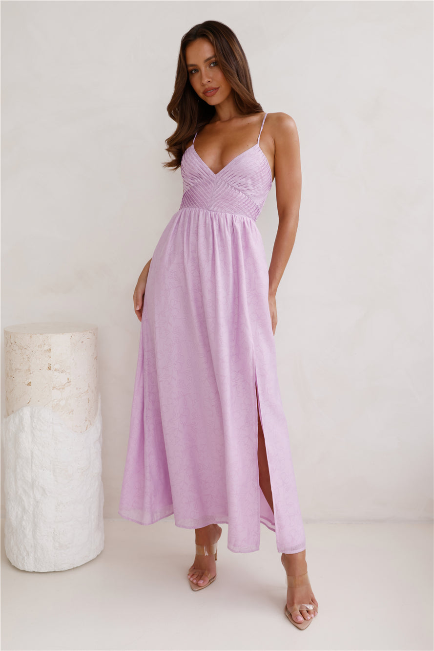 Excited Feelings Maxi Dress Lilac