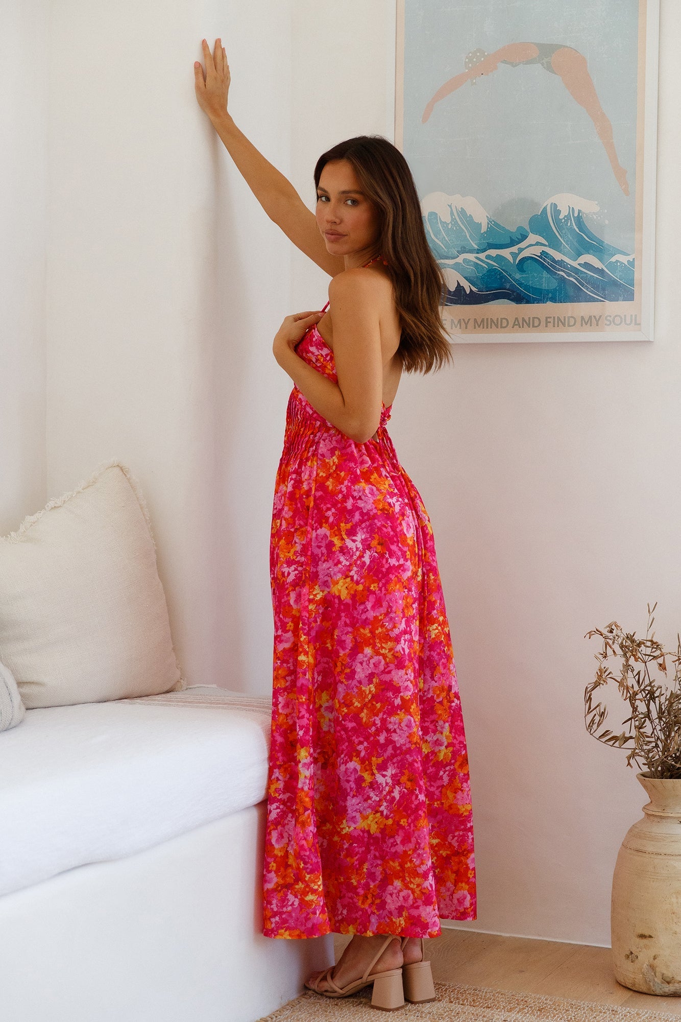 Luxe Ways Maxi Dress Pink