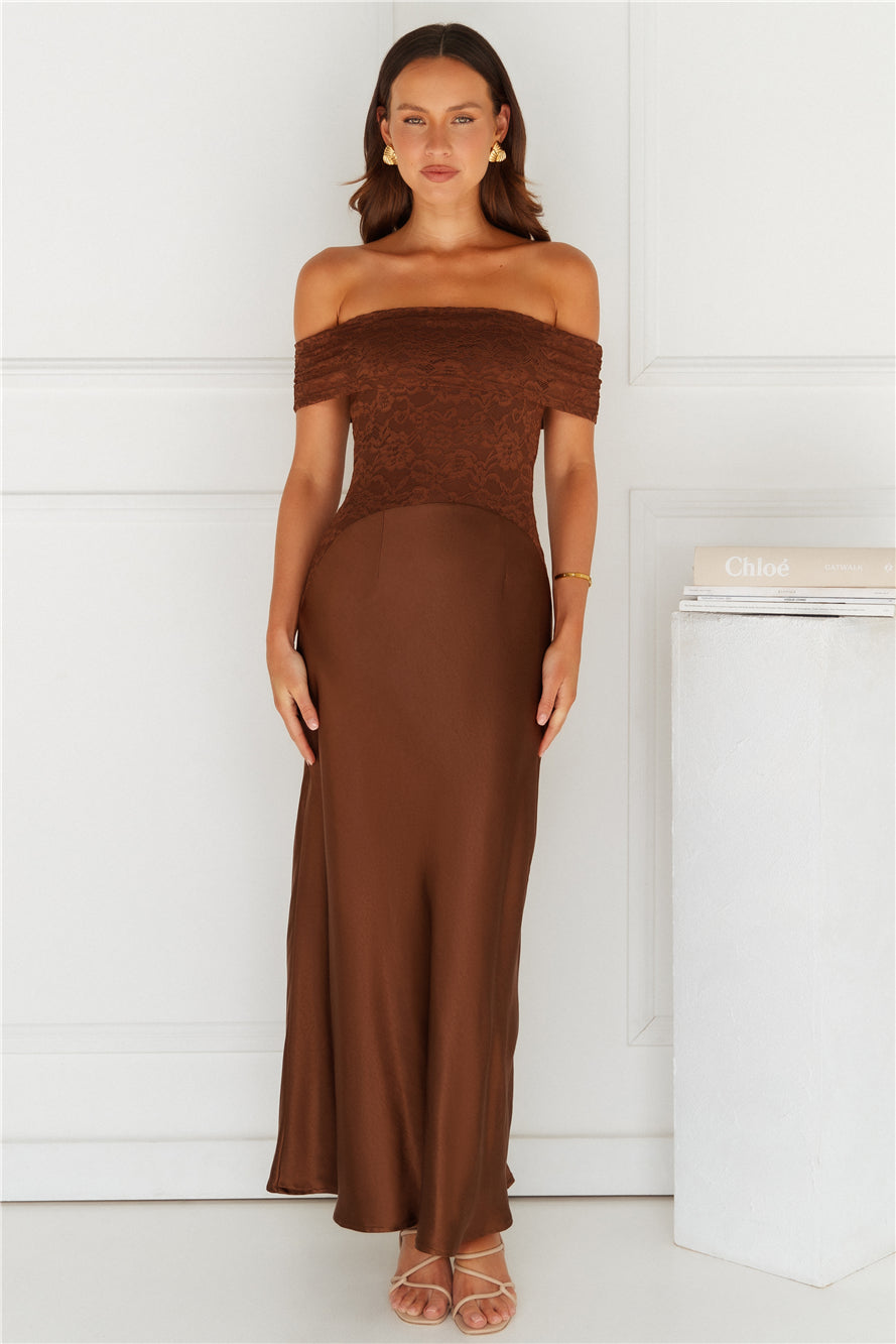 Amoret Midi Dress Espresso