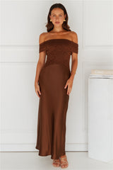 Amoret Midi Dress Espresso