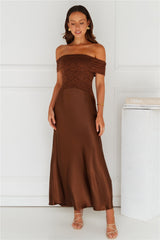 Amoret Midi Dress Espresso