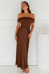 Amoret Midi Dress Espresso