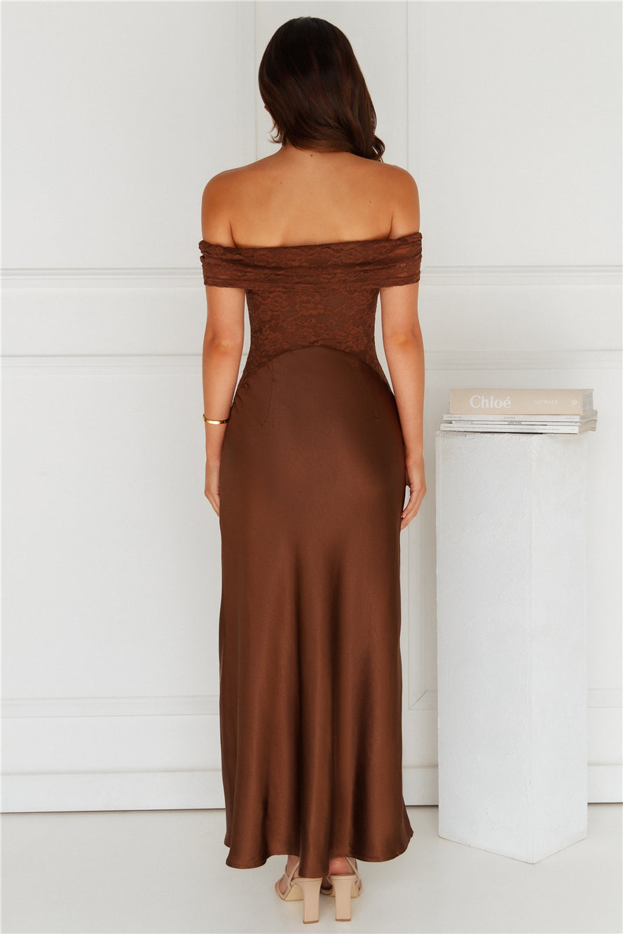 Amoret Midi Dress Espresso