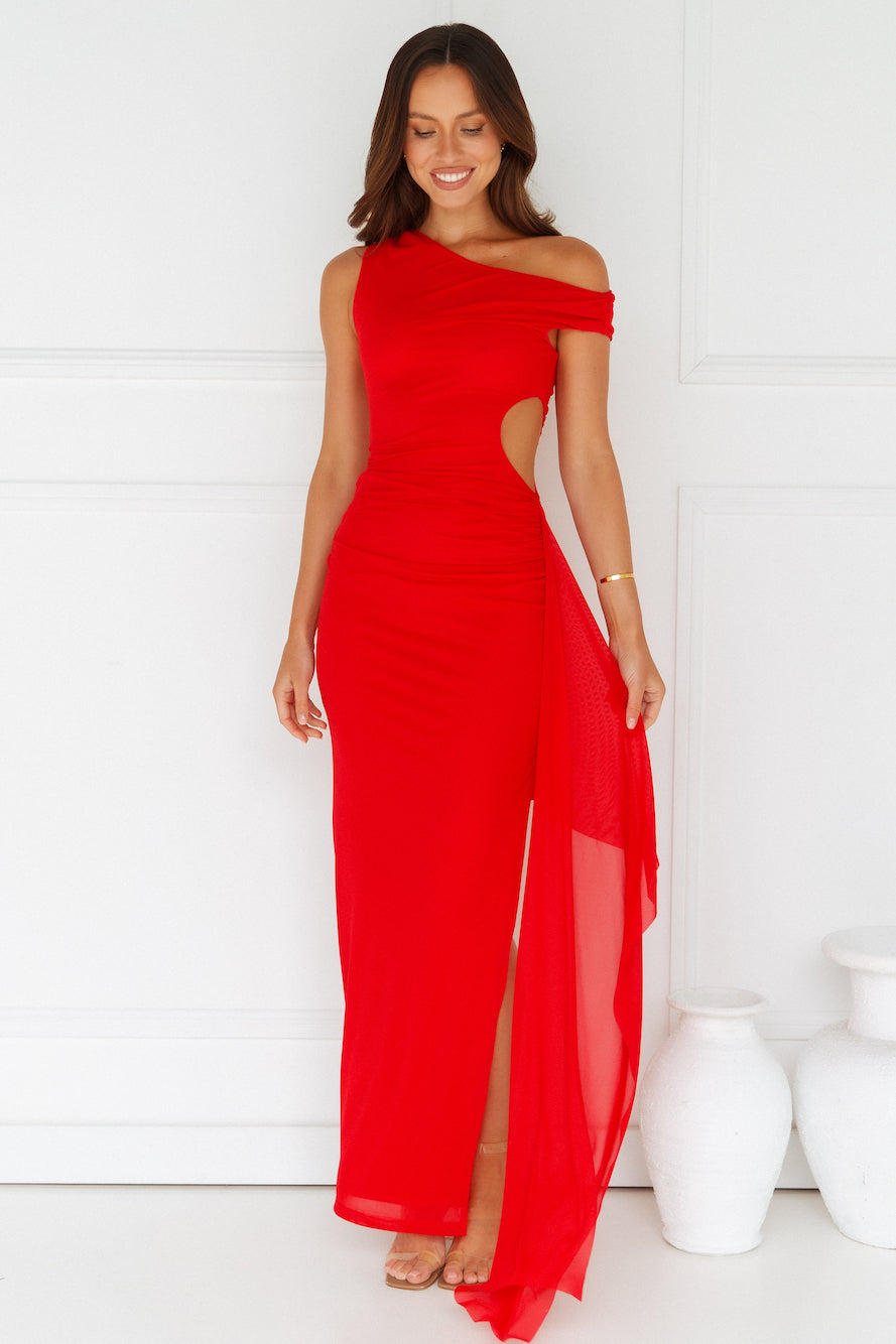 Mara Maxi Dress Red