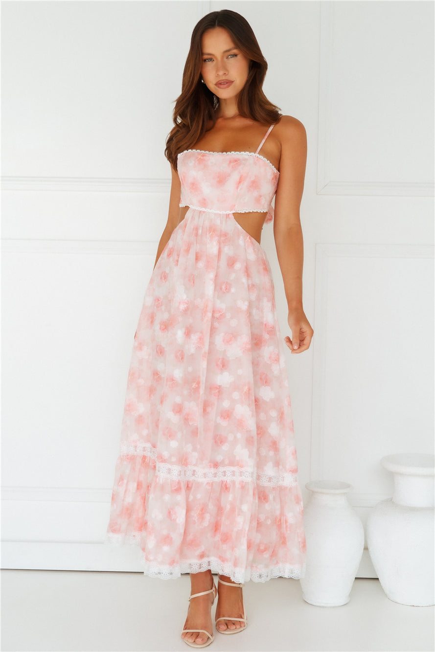 Evelina Maxi Dress Pink