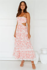 Evelina Maxi Dress Pink