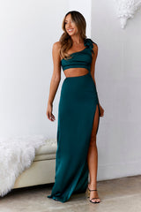 DEAR EMILIA Abyssinia Maxi Dress Green