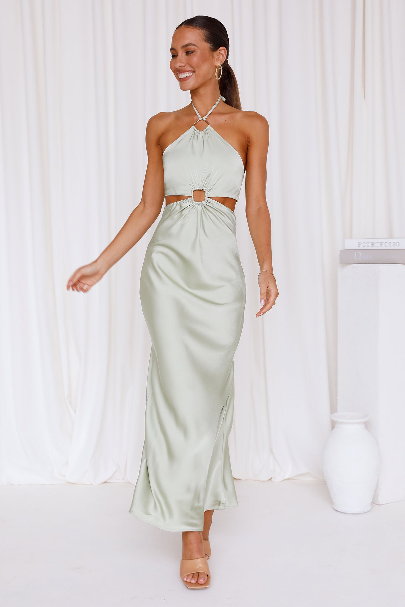 Found You Maxi Dress Green