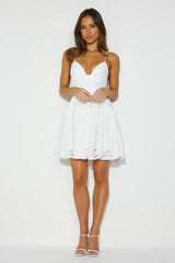 Dreaming Of The Future Mini Dress White