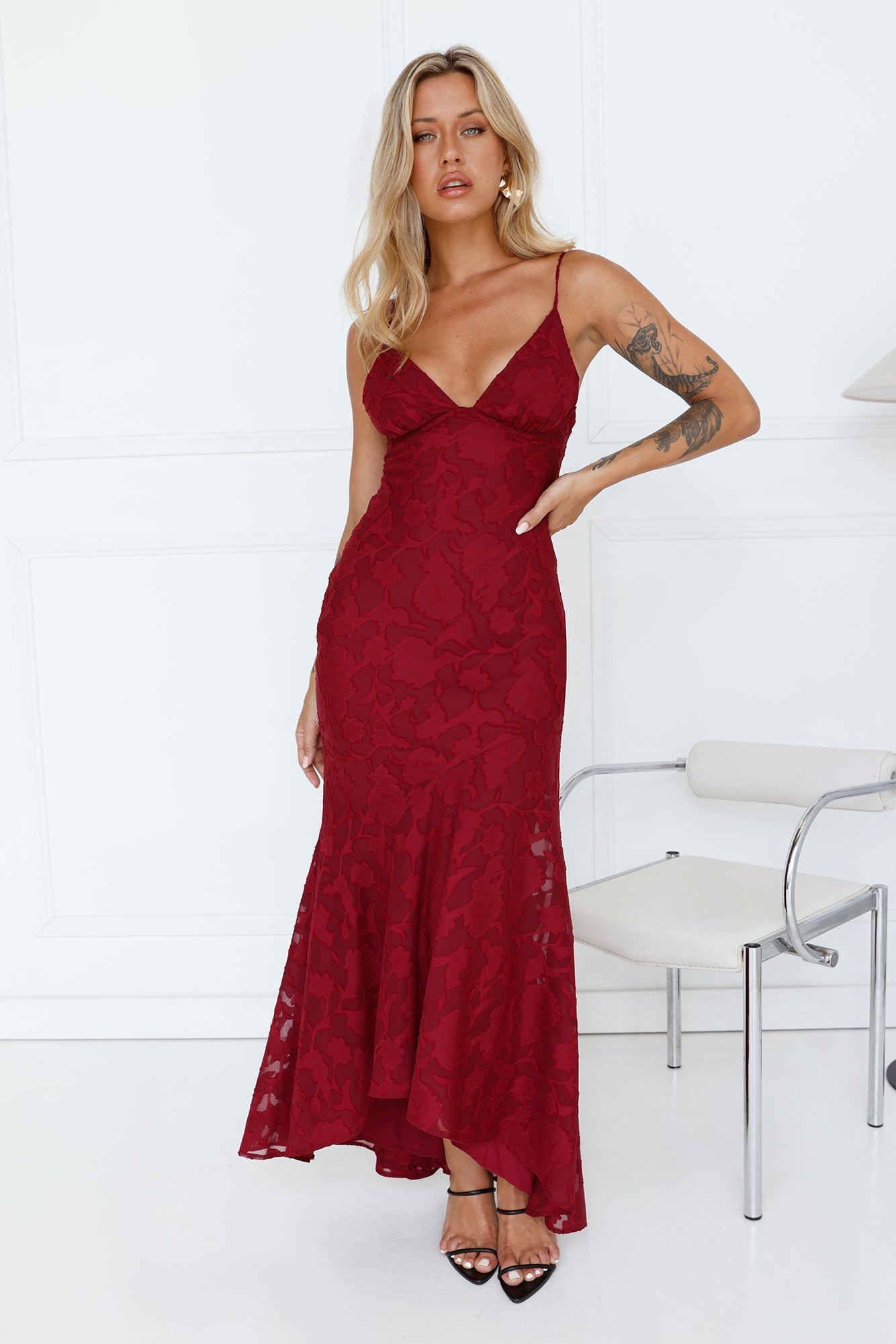 Events Countryside Maxi Dress Wine